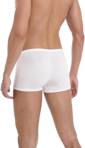 Vista 3 de Ropa interior desechable para hombre para viajes y estancias hospitalarias- Calzoncillos 100% algodón (8 unidades)