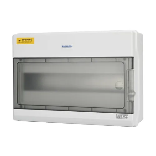 Vista 21 de MOLLOM Caja de protección de distribución MCB del disyuntor de 2 vías Ht