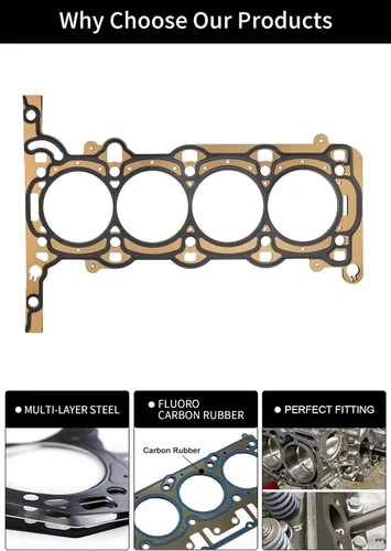 Vista 4 de Kit de juntas de culata 1.4 L para motor, compatible con Chevy Cruze Sonic Trax 2011-2016, Buick Encore # HS26540PT-1, con juntas de cubierta