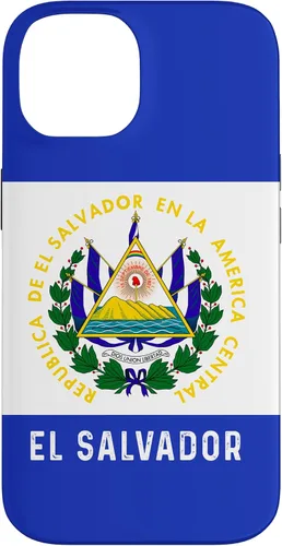 Vista 4 de El Salvador Carcasa de Teléfono Celulares Con Bandera Y Mapa - Carcasa para iPhone 17