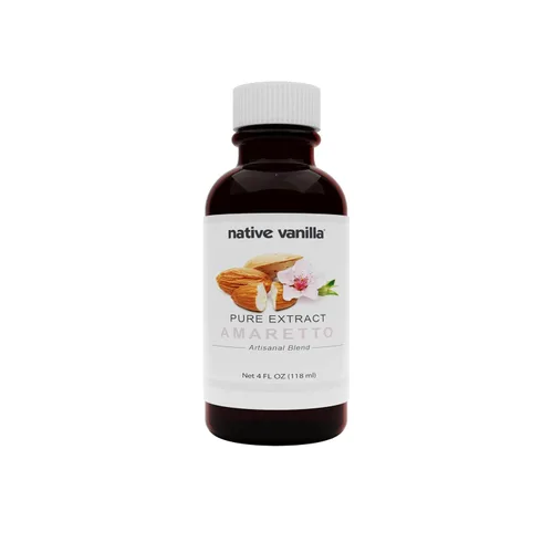Vista 26 de Native Vanilla - Sabor puro de almendra - 4 onzas líquidas - Sabores y extractos puros - Perfecto para cocinar, hornear y hacer postres Perfecto