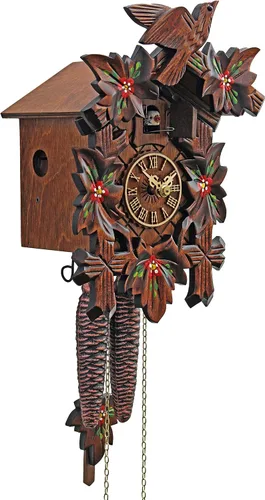 Vista 2 de Reloj de cuco - Flores de primavera