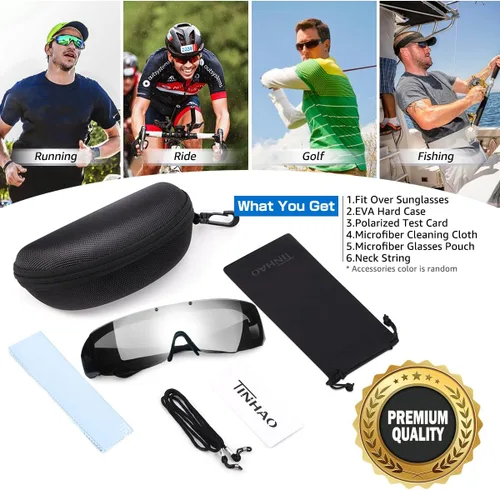 Vista 6 de Gafas de sol polarizadas para hombre con lentes espejadas
