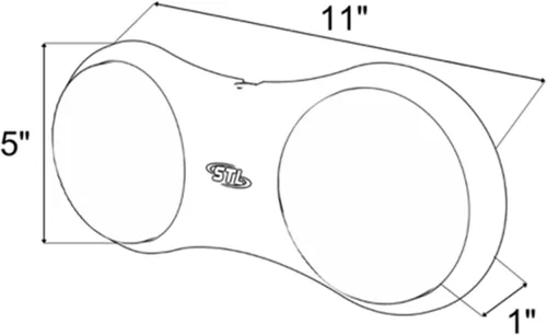 Vista 7 de Arc Elite TIR LED Flip Down Visor Light w/Velcro Straps (Amber)