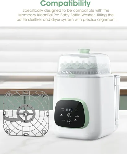 Vista 3 de Tiga Bandeja inferior de repuesto para lavadora de botellas Momcozy compatible con KleanPal Pro – Parte de repuesto de bandeja base duradera