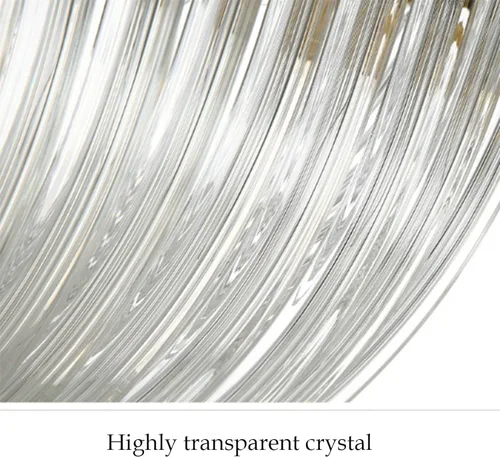 Vista 6 de American Novel Decorated Gold Chandelier Metal E14 LED Pendant Lights Retro Loft Adjustable Chain Hanging Lamp Living Room Lustre Lamparas
