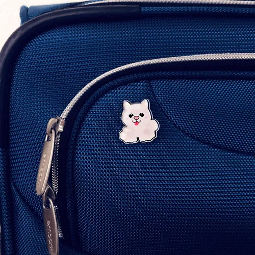 Vista 4 de Shiba Inu Kawaii - Pines acrílicos