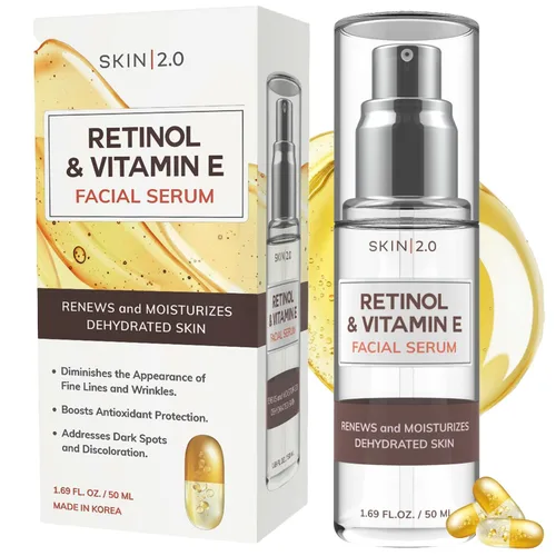 Vista 10 de Skin 2.0 Suero Facial de Ácido Hialurónico y Colágeno - Probado por Dermatólogos, Reafirmante, Hidratante - Antienvejecimiento, Belleza Limpia