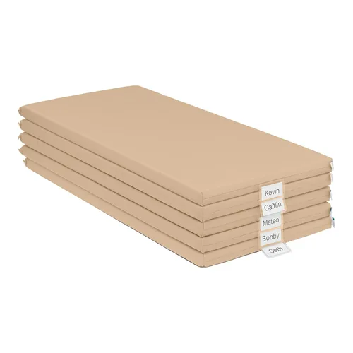 Vista 15 de ECR4Kids SoftZone - Tapete de descanso arcoíris, 2 pulgadas, colchoneta para dormir, surtido, 5 piezas