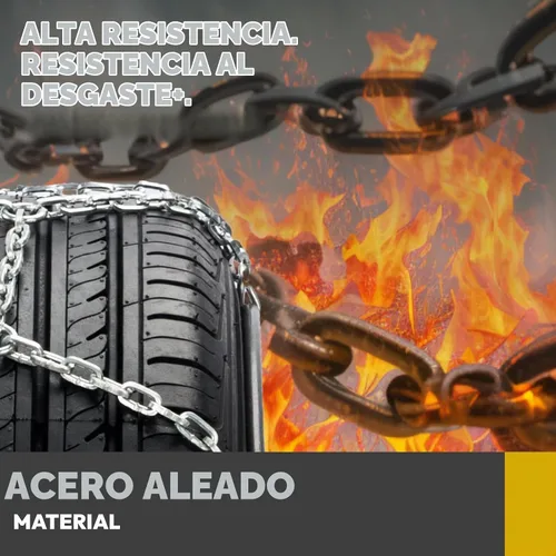 Vista 7 de Cadenas de nieve de ajuste automático para automóvil, ajuste rápido, fácil instalación, cadenas universales reutilizables para neumáticos