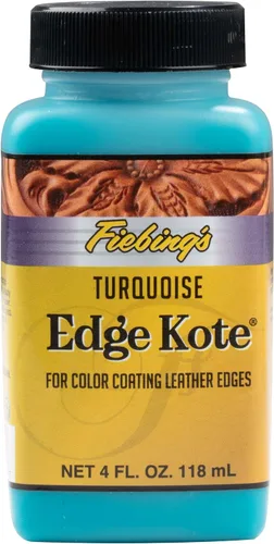 Vista 10 de Fiebing's Edge Kote 4 Fl Oz - Azul - para Colorear Bordes de Cuero en Bolsos, Carteras, Zapatos, Fundas, etc
