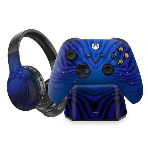 Vista 14 de Vennom Original X-box Modded Controller Wireless and Stand Compatible with X-box One Series X- Customized in USA with Advanced HydroDip Print