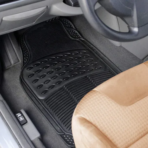 Vista 6 de Vaygway Alfombrillas de automóvil, alfombrillas para todo tipo de clima para automóviles, juego completo de alfombrillas para automóvil, alfombras