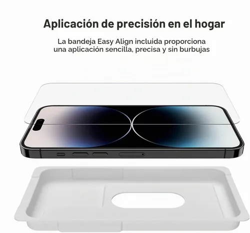 Vista 7 de Belkin Protector de pantalla de vidrio templado, resistente a los arañazos