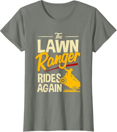Vista 16 de The Lawn Ranger Rides Again - Camiseta de corte de césped Azul Marino