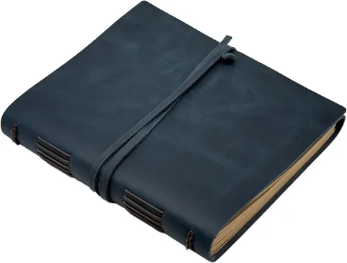 Vista 11 de Cuaderno de diario marrón – El mejor diario de cuero genuino fresco para escritores, tamaño A5, 6.2 x 8.5 pulgadas, bloc de notas para hombres