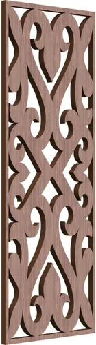 Vista 174 de Keene Paneles de pared decorativos de madera con calado, 9 3/8 pulgadas de ancho x 24 3/8 pulgadas de alto x 1/4 de alto, abedul Birch