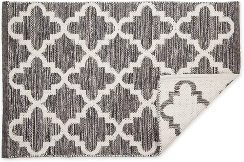 Vista 14 de DII CAMZ10414 - Tapete para interiores, tejido plano, de algodón, tejido a mano, reversible, para la recámara, sala, cocina