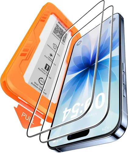Vista 19 de BossKiss Protector de pantalla para iPhone 13 Pro Max/iPhone 14 Plus de 6.7 pulgadas, [dureza superior 9H+]