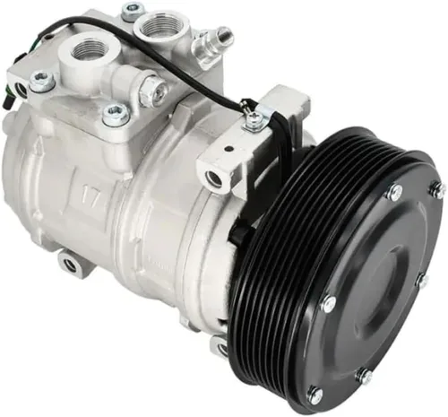 Vista 3 de RE46609 TY6764 RE54254 Compresor de aire acondicionado para John Deere Tractor Loader 310G 410G 1850 210LJ