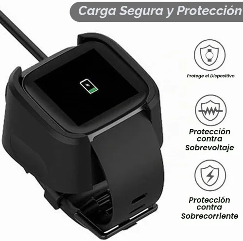 Vista 3 de Emilydeals Cargador para Fitbit Versa 2, cable de carga de repuesto para reloj inteligente Fitbit Versa 2 [3.3 ft/3.3 pies]