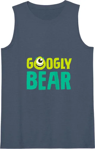 Vista 3 de Disney and Pixar's Monsters, Inc. Mike Wazowski - Camiseta sin mangas con oso, Negro, S