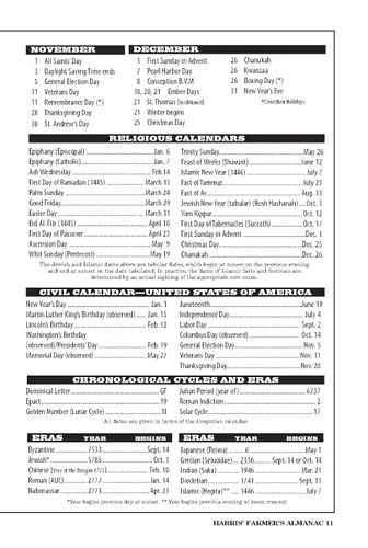 Vista 4 de Harris' Farmers Almanac - 2024 Weather Forecasts For All Regions: Use Of Farmer, Planters, Breeders, Mechanics & All Families, Astronomical