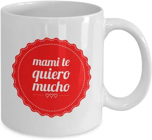 Vista 2 de Regalo Para Mama Vaso, taza de café divertidas, tazas personalizadas, taza de café inspiradoras, taza con mensajes positivos., 11onza White