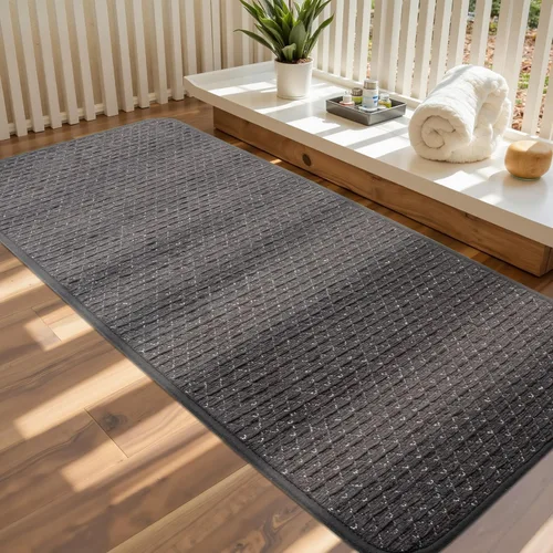 Vista 12 de Alfombra de Baño Fina Antideslizante con Respaldo de Goma de Secado Rápido Súper Absorbente Alfombras de Baño que Caben Debajo de la Puerta