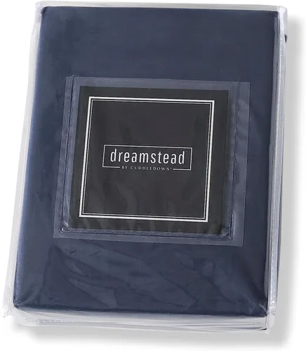 Vista 4 de Cuddledown Dreamstead - Juego de sábanas 100 % algodón, 300 hilos, tejido satinado de lujo, algodón peinado puro, suave, resistente a las arrugas