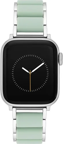 Vista 10 de Anne Klein Silicone Adjustable Bracelet for Apple Watch Negro/Oro rosa