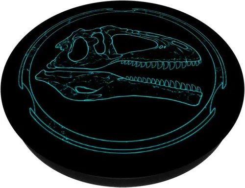 Vista 2 de Giganotosaurus Fossil Skull Dinosaur Fossil PopSockets Swappable PopGrip