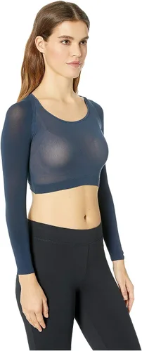 Vista 4 de SPANX Medias de manga larga para mujer, pieza de capas, opaco