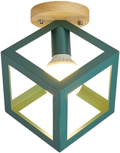 Vista 10 de RCIDOS Nordic - Lámpara de techo semiempotrada para el hogar, pasillo, montaje empotrado, E27, fácil de instalar, iluminación creativa para pasillo