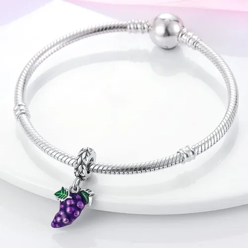 Vista 3 de Parmuz 925 Sterling Silver Charm For Bracelet Butterfly Love Heart Evil eye Cross Christmas Gift Charms for woman Dangle Pendants Beads Jewelry Gift