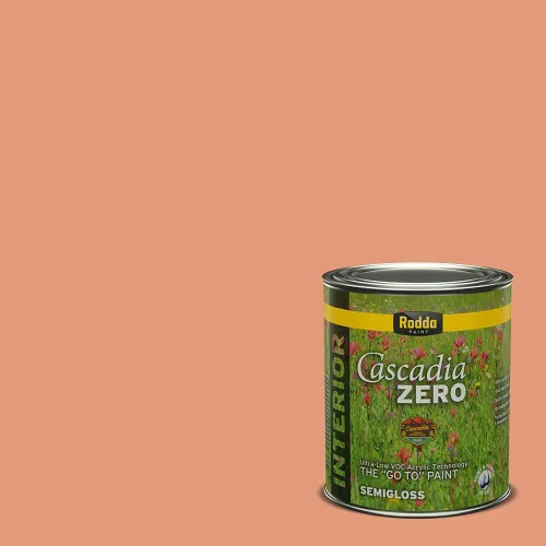 Vista 245 de Rodda Paint CASCADIA ZERO - Pintura plana e imprimación para interiores en uno, cuarto de galón, crema de ballet