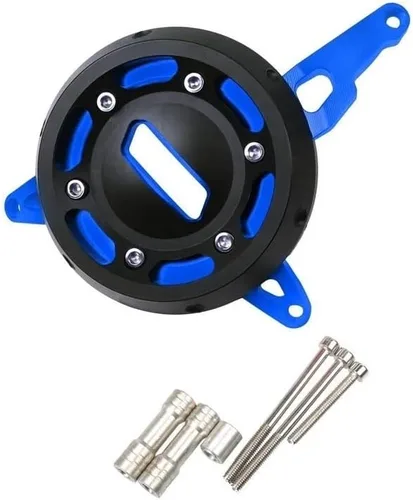 Vista 8 de F - Cubierta protectora de motor CNC para moto, estator, para Yamaha YZFR3, YZF-R3, YZF, R3, R3, R25, YZF-R25, MT-03, 2015-2023 Y (color negro)