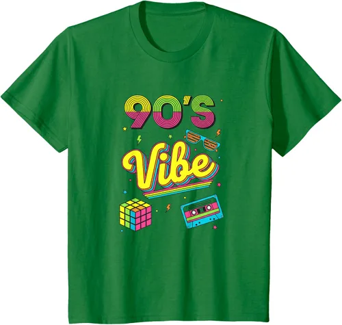 Vista 35 de 90s Nostalgia Retro Apparel - 90'S Vibe Retro T-Shirt Negro