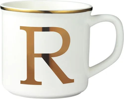 Vista 10 de Taza de Café de Cerámica Miicol 16 oz, Taza de Café Monograma, Taza de Té con Inicial Dorada, Taza de Té Personalizada, Regalo Único, Taza Grande