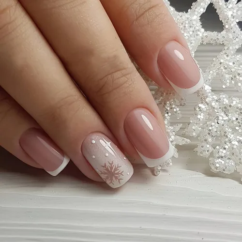 Vista 50 de CurvLife Uñas a presión de almendras medianas, color blanco lechoso A9 - Susurro de crema