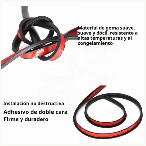 Vista 5 de AUTOXBERT 3M/10Pies Estilo L para Guardabarros de Coche y Camión, Cubierta de Cantoneras de Rueda, Sello de Goma para Labios del Coche, Parachoques