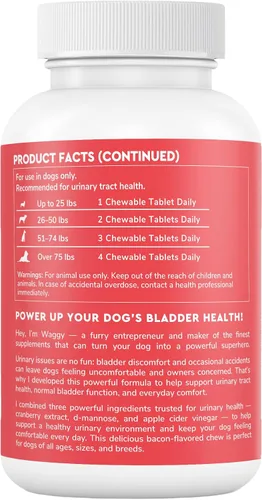 Vista 8 de Suplemento de arándano para perros UTI - Masticables del tracto urinario