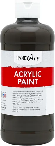 Vista 80 de Handy Art Pintura acrílica, juego de 12 colores, botellas de 16 onzas, acrílico líquido para estudiantes semibrillante, consistencia de flujo