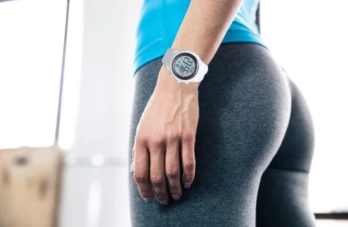 Vista 5 de CakCity Reloj digital para mujer, impermeable, cronómetro, relojes deportivos para hombres y mujeres, unisex, correa de goma para exteriores, reloj