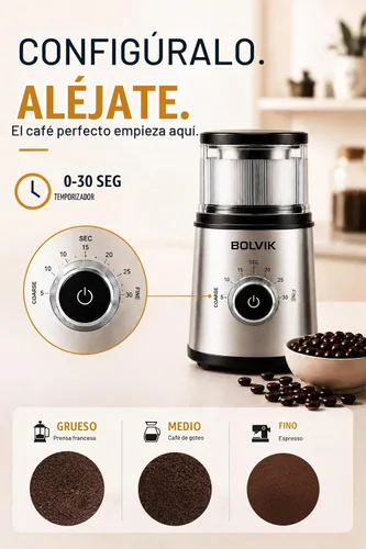 Vista 4 de Hierbas eléctricas de las especias del molinillo de grano de café, perilla