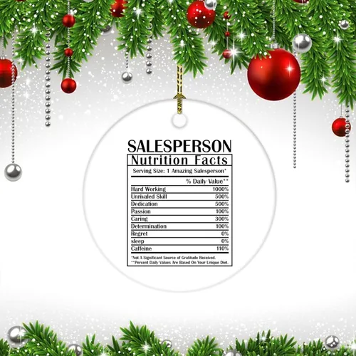 Vista 3 de Adornos de cerámica, regalos de agradecimiento, adorno de Navidad, recuerdo de vendedor, datos nutricionales, adorno de inauguración de la casa
