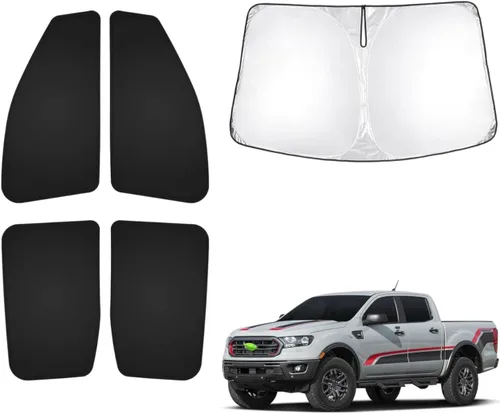 Vista 69 de T TGBROS Parasol para parabrisas para BMW X1 F48 2016 2017 2018 2019 2020 2021 2022 para ventana de automóvil, con bloqueo UV grueso y opaca