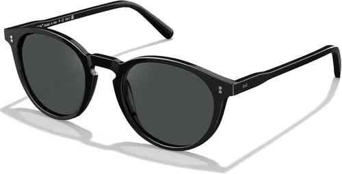 Vista 8 de CARFIA Round Polarized Sunglasses for Women UV Protection Acetate Frame Classic Retro Style CA2302