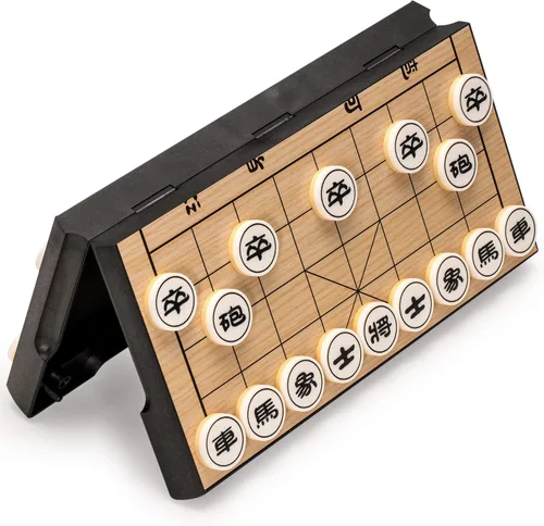 Vista 5 de Juego de viaje magnético de ajedrez chino (Xiangqi) (9.5 pulgadas)