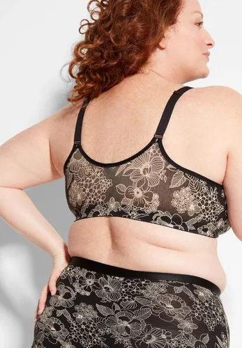 Vista 3 de Catherines Brasier de algodón cómodo de cierre frontal sin alambre para mujer
